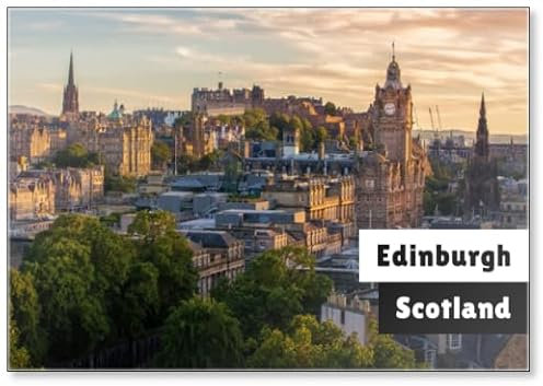 Panorama Edinburgh, Fridge Magnet