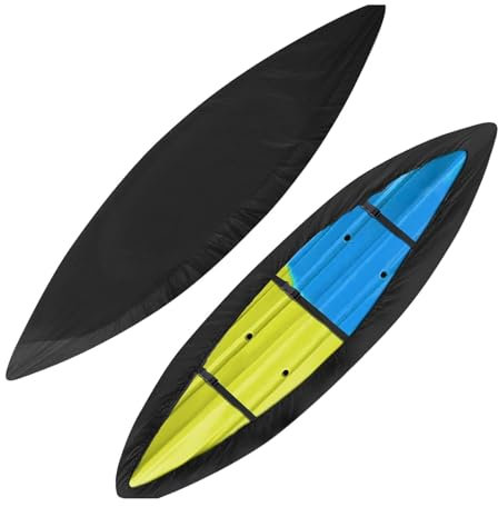 Funda Protectora Kayak, Engrosada Impermeable Cubierta Protectora Para Barco Canoa, Protector Solar Lona Protectora Para Kayak, Cubierta De Barco Sólido, Resistente Al Polvo Y Duradero