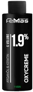 FemMas Oxycreme in 1,9% 100ml I Oxidationsmittel zum Haare färben & Tönen I Leichte Anwendung & optimaler Halt I Entwickler für gleichmäßige Ergebnisse in Salon-Qualität I Hair Color Developer