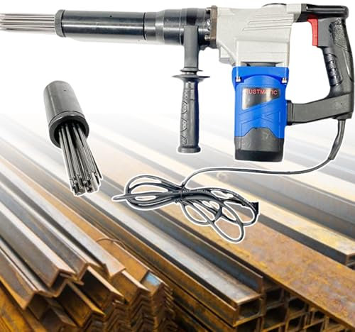 Compact Electric Needle Derusting, Hand Needle Scaler Slag Remove, Electric Needle Scaler, Needle Rust Paint Slag Remover Tool,110v