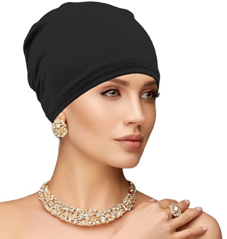Annlpoy Schlafmütze aus Baumwolle und Bambus, Die ideale Chemo Kopfbedeckung und Chemo Mütze für Haarausfall durch Chemotherapie, Atmungsaktiv und Hautfreundlich, Unisex