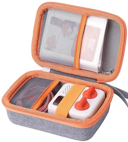 Hard Carrying Case for Yoto Mini Kids Audio Music Player Children Speaker Plays Audiobook Cards Radio, Yoto Card Holder Travel Case Holds up to 36 Cards