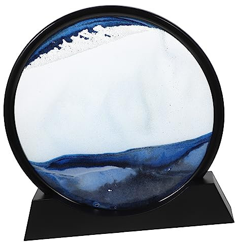 Yardwe Décoration Art Sable Mouvement Liquide Sablier Paysage De Sable Pour Maison Bureau