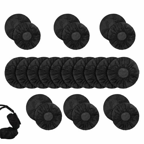 100 Pezzi Copri Cuffie Monouso Copri Auricolari Antipolvere | Proteggi Cuscinetti Auricolari per la Maggior Parte Delle Cuffie con Cuscinetti Auricolari da 10 a 13 cm