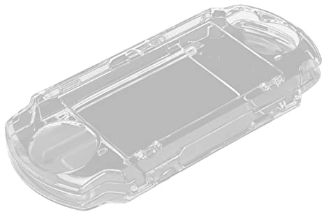 Universelle Schutzhülle für PSP 2000 3000, transparent, stoßfest, kratzfest, mit rutschfester Polycarbonat-Folienhalterung