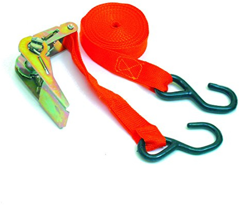 Hilka 84100015 25mm x 4.5m Ratchet Tie Downs