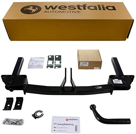 Westfalia starre Anhängerkupplung für Opel Zafira Tourer (BJ 01/12-06/19) - nicht für CNG - im Set mit 13-pol. fzg.-spez. Westfalia Elektrosatz