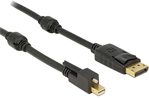 DELOCK 83722 Cable DISPLAYPORT 2 M MINI DISPLAYPORT Negro