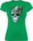 Shirt Damen - Kompatibel Oktoberfest - Totenkopf mit Filzhut - XXL - Grün - t Shirts Frauen Trachten t-Shirt Tshirt Trachten-Tshirt Oberteil trachtenoberteile Oberteile trachtenshirt+Damen Kurzarm