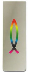 °° Lesezeichen/Magnet (Regenbogenfisch)