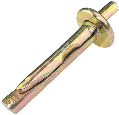 AERZETIX - Juego de 20 - Clavo de Anclaje Ø6x35mm para Falso Techo/Techo Suspendido - Anclaje Metálico - Clavo de impacto - Trabajos de Renovación - Hormigón/Ladrillo/Piedra - C46805