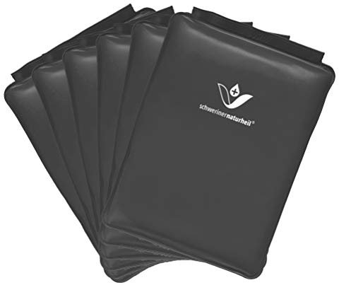 schwerinernaturheil 6 x Edel Deluxe Wärmeträger mit Naturmoorfüllung Gr.1, Kältekissen, Wärmespeicher, Wärmekissen, Wärmekompresse, Heizkissen