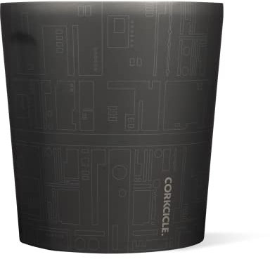 Corkcicle Isolierter Eiskübel mit Deckel – Edelstahl – 2,835.0 g – Star Wars Todesstern