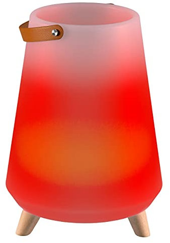 LED-Highlights Led Eisbehälter Getränkekühler Led Sektkühler 41x20x30 cm 16 Farben Aufladbar mit Akku und Fernbedienung Eiswürfelbehälter Led Eiskübel