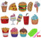 5D Diamand Painting Set für Kinder, Diamond Aufkleber Painting Sticker Set, Kinder und Erwachsene Anfänger Eiscreme Diamant Aufkleber Kit, für Mädchen Notebook, Cup,Geburtstagsgeschenk