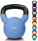 NORDFIT Neoprene Coated Cast Iron Kettlebell Weights - Kettle Bells (4kg, 6kg, 8kg, 10kg, 12kg, 14kg, 16kg, 18kg, 20kg) - Home Gym, Fitness, Exercise, Cardio Strength Training and Weight Lifting