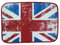 Velosso Union Jack Tea Towel Table Placemat Double Oven Glove Accessories Set 100% Cotton (12, Placemat)