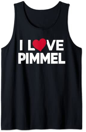 Ich liebe Pimmel Erotische Scherzartikel Penis Schwänze Tank Top