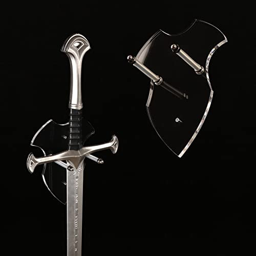 HHUXIUE Schwerthalter, Schwert-Wandhalterung, Axthalter, Schwertaufhänger für Wand, Schwerthalter, Axt, vertikale Anzeige und Dekoration (transparent 1PCS)