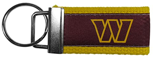 Siskiyou Sports NFL Washington Commanders Woven Key Chain, One Size, Team Colors