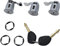SHLPDFM Lot de 3 cylindres de serrure de porte et 2 clés pour Citroën Berlingo Xsara Peugeot Partner 96-08 252522 9170.G3 9170.CW