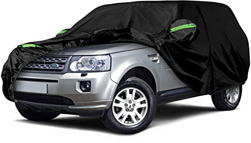 Autoabdeckung Wasserdicht Ersatz für Land Rover Freelander L314/L359 1998-2015, Vollgarage Autoplane Outdoor Abdeckung für Regen Schnee Sonne Staub Schutz, Winddicht Auto Abdeckplane Winter & Sommer