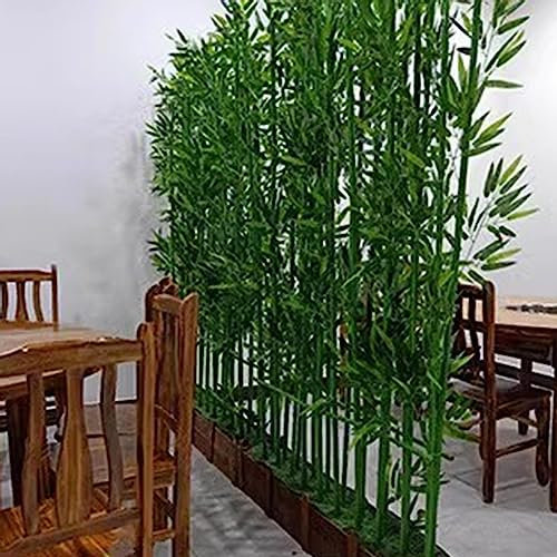 ENHEN Artificial Bamboo Privacy Screen Freestanding, Indoor Outdoor Landscaping Fence Privacy Screen, Room Dividers for Patio Restaurant Hotel (Size : H-1m/3.3ft)