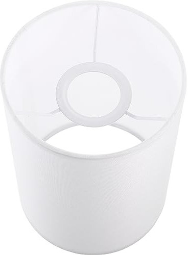 Uonlytech Lampenschirm Aus Sackleinen Hängende Lampenschirme Ersatz e Für Nachttischlampen Japanischer E27 Runden Eisenrahmen Kleiner Weiß