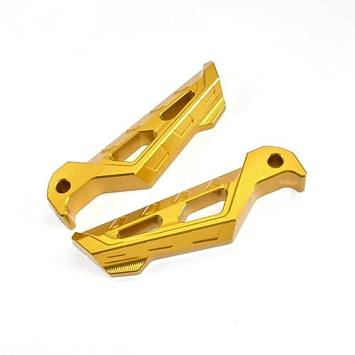 ESPEEDMTC Für Yamaha XSR 125 155 700 900 Fußrasten hinten Trittstufe Beifahrer-Vergrößerungspedal CNC-Aluminium Fußstütze (Gold)