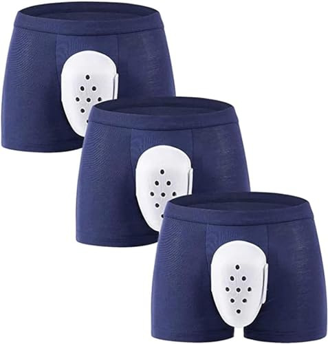Lot de 3 sous-vêtements de circoncision Phimosis pour Adultes, après Une Coupe de circoncision, Soins chirurgicaux, Protection, sous-vêtements d'allaitement, réduisent la Douleur et la Friction, pré