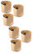 BESPORTBLE 6 STK Vlies-Pflanzenbehälter Gallon pflanzenaufzucht Belüftungstopf Gartenzubehör Kindergartentasche Pflanzenwachstumsbeutel Ernährung Tasche zum Pflanzen von Bäumen Beauty-Tasche