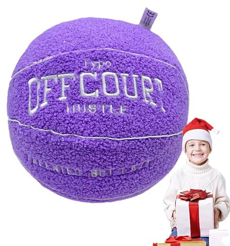 Toseky Basketball Kissen Plüsch Basketball Kissen Spielzeug Gefüllte Puppe Kinder Kinder Jungen Mädchen Erwachsene Geburtstag Geschenke Room Decor, tolles Geschenk für Basketballliebhaber