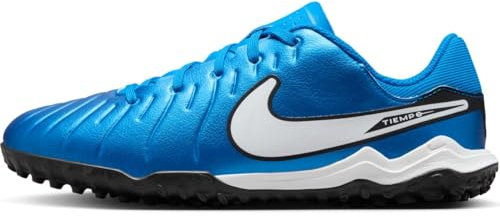 NIKE Boys Jr. Tiempo Legend 10 Academy Sneaker, Soar Bianco, 5 UK