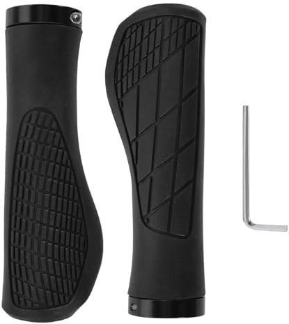 Ergonomic Non-Slip Rubber Handlebar Grips for Mountain, City and Road Bikes - 22.2mm MTB