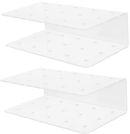 MUSISALY 2 Pièces 15 Présentoir à Sucettes Porte-sucette Bâtonnets De Gâteau Présentoir à Bonbons Porte-gobelet En Papier Mariage Support De Bâtonnets à Dessert Transparent Acrylique