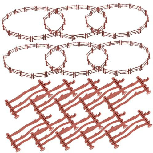 UPKOCH 10pcs Spielzeug Fechten Kit Bauernhof Zaun Spielzeug Für Kinder Miniatur Zaun Zubehör Wohnkultur Zaun