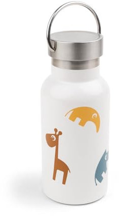 Done by Deer Edelstahl Thermoflasche Deer friends Farbmix - 350 ml Isolierte Kinder Trinkflasche mit Schraubverschluss - 6 Stunden heiß & 6 Stunden kalt, keinen Eigengeschmack und Chemikalien frei