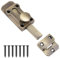 3 Inch Slide Door Bolts, Internal Antique Zinc Alloy Security Latch Lock with Screws, Heavy Duty Door Locks Brass Door Bolt for Securing Internal External Doors(Bronze Tone)