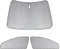 Protector de Parabrisas Compatible con Toyota Corolla (E210) 2019-2025 - 3PCS Cubierta de Parabrisas de Coche, Parasol Coche Termico, Cubierta de Parasol Interna para Automóvil, Parasol Plegable