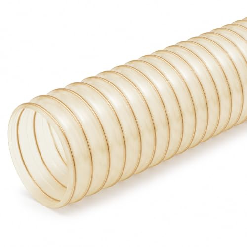 Fittingstore - PU-Spiralschlauch 70 mm – Saug-, Druck- & Förderschlauch | Polyether-PU mit Stahlspirale · –40 bis +100 °C · abriebfest, flexibel, hydrolyse- und mikrobenbeständig