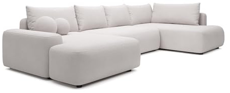 Vente-unique - Schlafsofa 8 Daviso - Polyester - beige