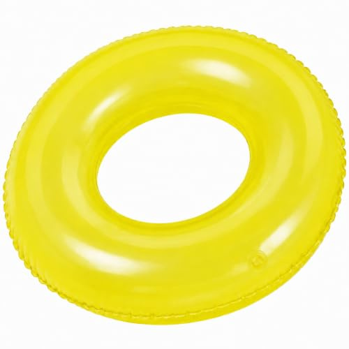 Salvagente gonfiabile per adulti, in PVC di alta qualità, diametro 95 cm, portata fino a 130 kg, per piscina e spiaggia