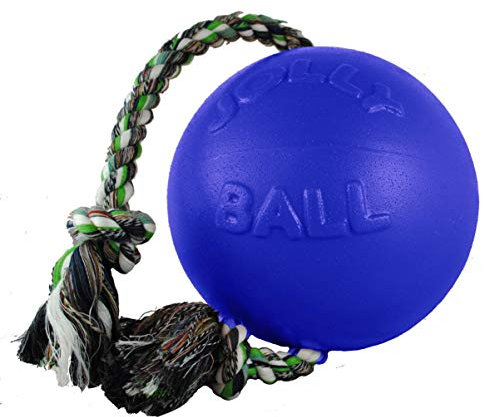 Horsemen's Pride Romp-n-Roll Jolly Ball, 8-Inch, Blue