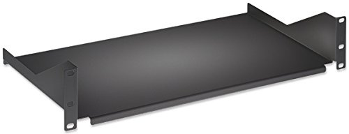 Intellinet 19 Inch Cantilever Shelf, 2U, Fixed, Depth 400 mm, Black