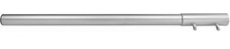 Kabel MV 100 Verlängerung für Wandhalterung aus Aluminium, Länge 100 cm, mit Kappe