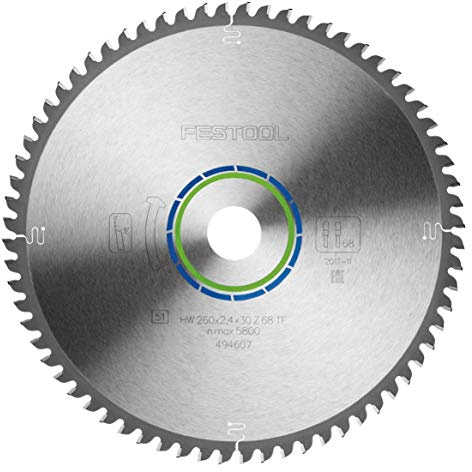 Festool Spezial Kreissägeblatt 260 x 2,4 x 30 mm TF68 für KS 120 und KS 88 (494607)