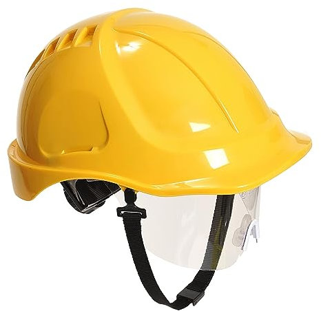 Portwest PW54 Casco di Sicurezza con Visiera Endurance Plus Giallo