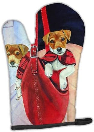 Caroline's Treasures Jack Russell Terrier Oven Mitt 7251OVMT, Fabric, Multicolor