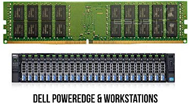 ESUS IT Mémoire RAM Upgrade 16GB pour Dell PowerEdge & Workstations DDR4 2400MHz ECC Registered SNPHNDJ7DG/16G | A9365698