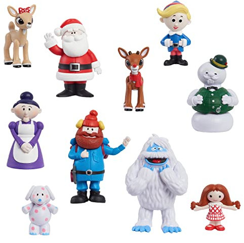 Just Play Rudolph The Red-Nosed Reindeer® Figure Set, 10-Piece Figure Set
